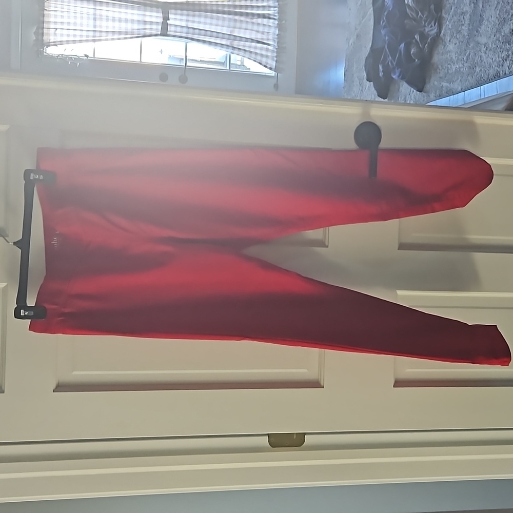 Sonoma pull on red leggings large
